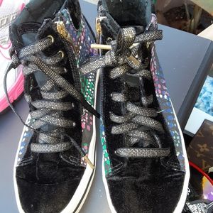 GIRL'S  ANKLE SUEDE TENNIS BY KATE SPADE  KEDS